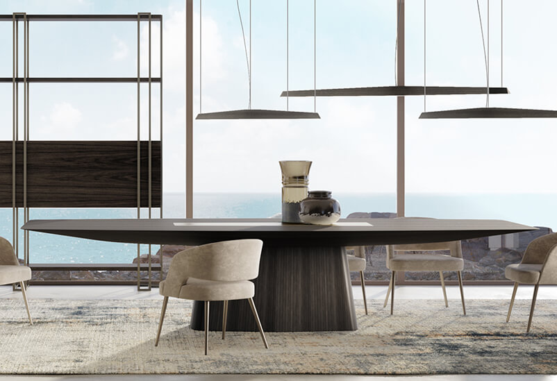 Evan Dining Table by Emmemobili Italy | Modern Design